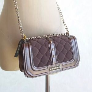 bebe Faux Suede Crossbody Bag Mini Stephanie